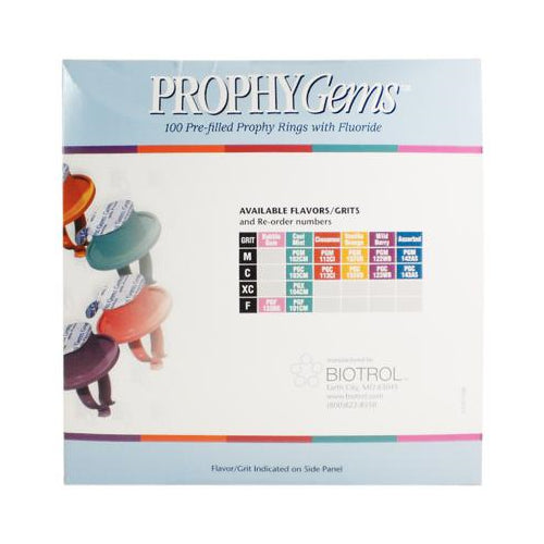 Biotrol PGX104CM Prophy Gems Prophy Paste with Fluroide Extra Coarse Cool Mint 100/Bx Biotrol PGX104CM Prophy Gems Prophy Paste with Fluroide Extra Coarse Cool Mint 100/Bx